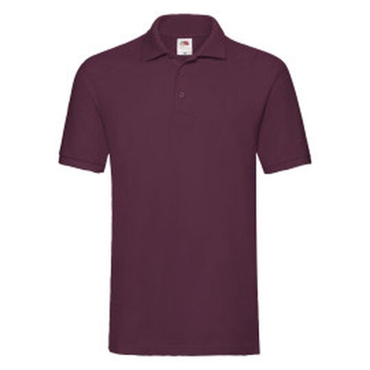 Fruit Of The Loom FOTL Mens Premium Polo - Burgundy