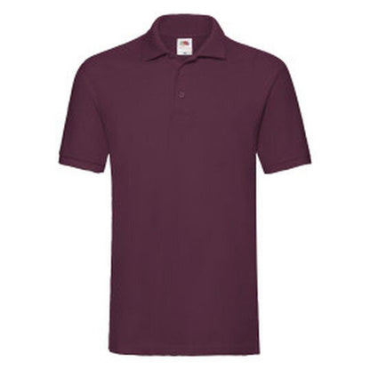 Fruit Of The Loom FOTL Mens Premium Polo - Burgundy