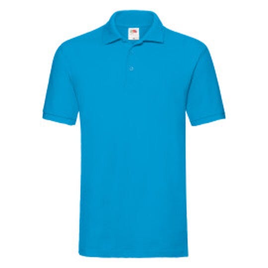 Fruit Of The Loom FOTL Mens Premium Polo - Azure Blue