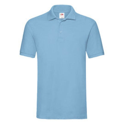 Fruit Of The Loom FOTL Mens Premium Polo - Sky Blue