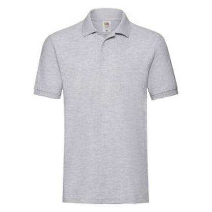Fruit Of The Loom FOTL Mens Premium Polo - Heather Grey