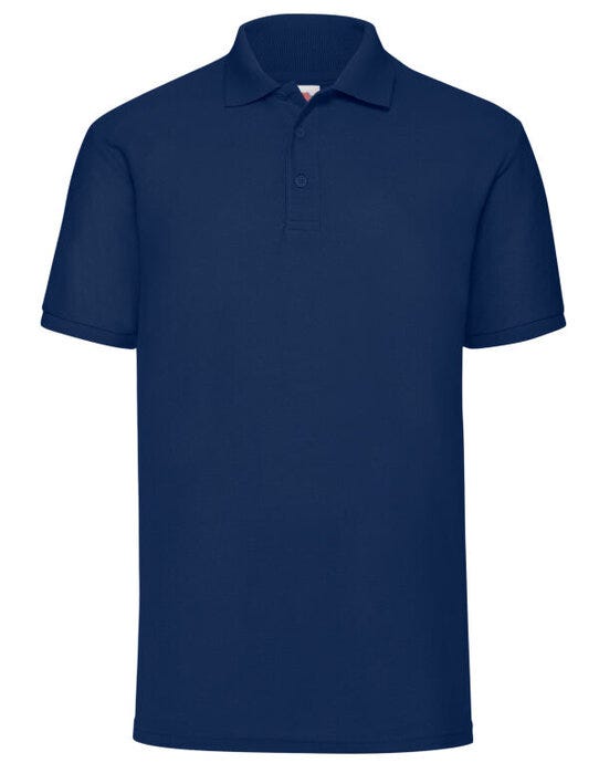 Fruit Of The Loom FOTL Mens 65/35 Polo - Navy Blue