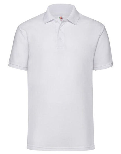 Fruit Of The Loom FOTL Mens 65/35 Polo - White
