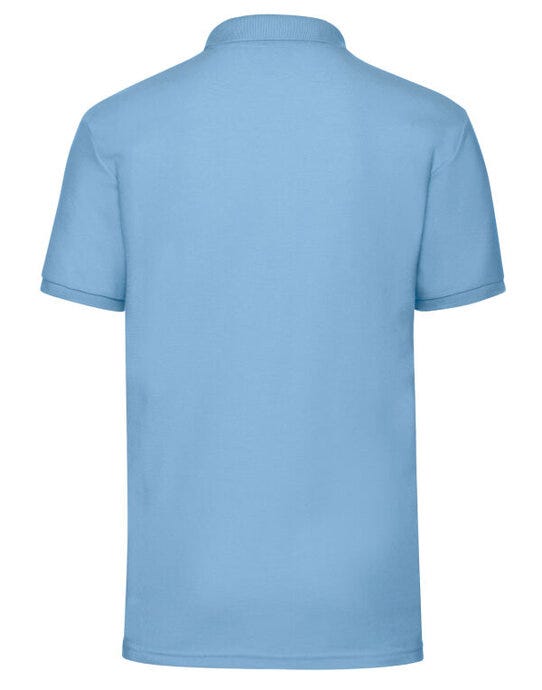 Fruit Of The Loom FOTL Mens 65/35 Polo - Sky Blue