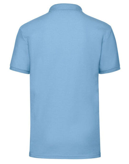 Fruit Of The Loom FOTL Mens 65/35 Polo - Sky Blue