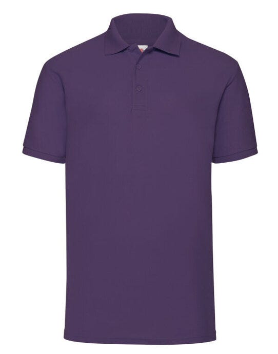 Fruit Of The Loom FOTL Mens 65/35 Polo - Purple