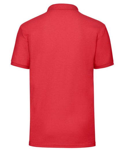 Fruit Of The Loom FOTL Mens 65/35 Polo - Red