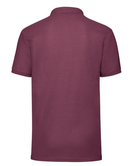 Fruit Of The Loom FOTL Mens 65/35 Polo - Burgundy
