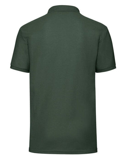 Fruit Of The Loom FOTL Mens 65/35 Polo - Bottle Green