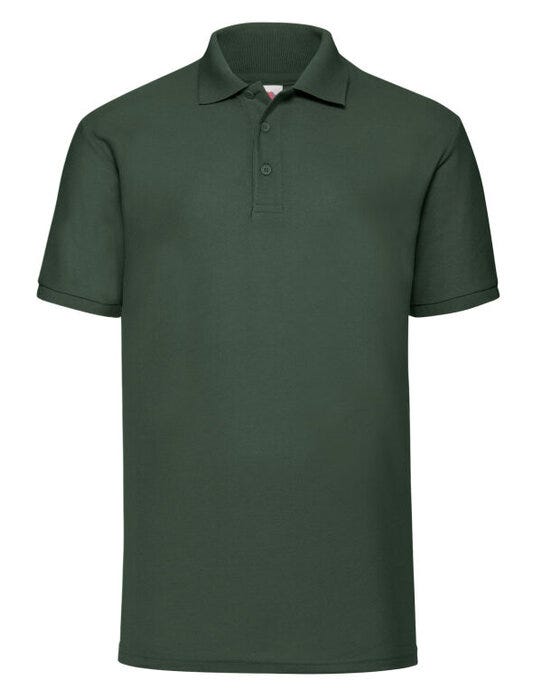 Fruit Of The Loom FOTL Mens 65/35 Polo - Bottle Green