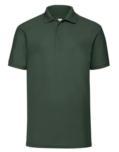 Fruit Of The Loom FOTL Mens 65/35 Polo - Bottle Green