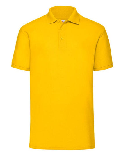 Fruit Of The Loom FOTL Mens 65/35 Polo - Sun