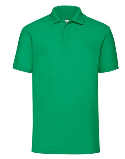 Fruit Of The Loom FOTL Mens 65/35 Polo - Kelly Green