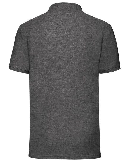 Fruit Of The Loom FOTL Mens 65/35 Polo - Dark Heather