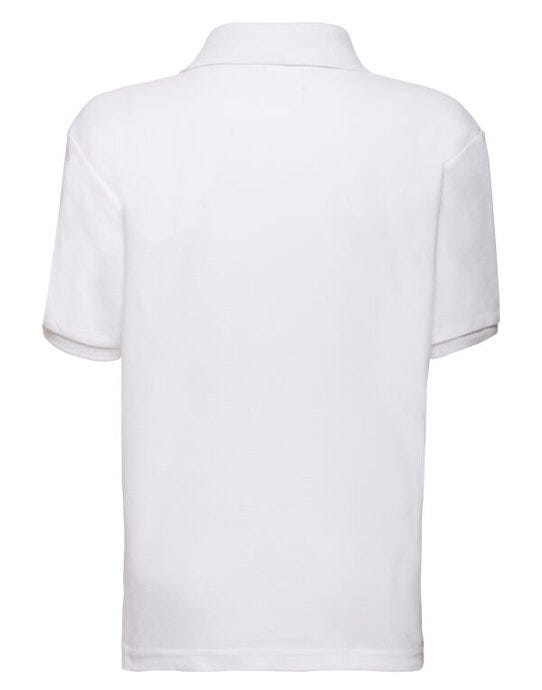 Fruit Of The Loom FOTL Kids 65/35 Polo - White