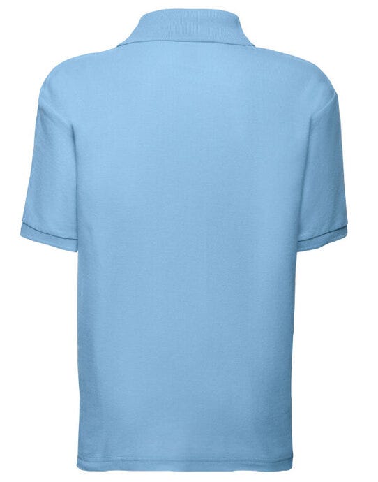 Fruit Of The Loom FOTL Kids 65/35 Polo - Sky Blue