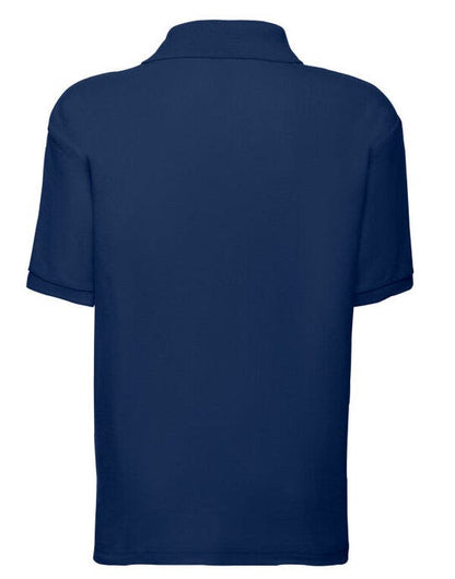Fruit Of The Loom FOTL Kids 65/35 Polo - Navy Blue