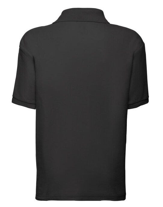 Fruit Of The Loom FOTL Kids 65/35 Polo - Black