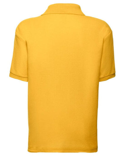 Fruit Of The Loom FOTL Kids 65/35 Polo - Sun