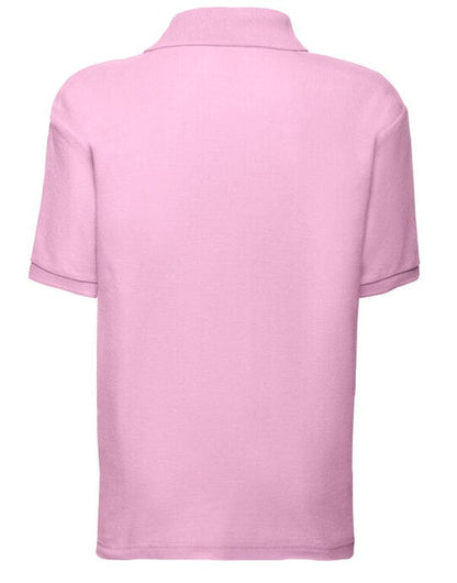 Fruit Of The Loom FOTL Kids 65/35 Polo - Light Pink