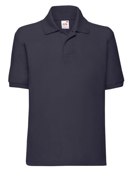 Fruit Of The Loom FOTL Kids 65/35 Polo - Deep Navy