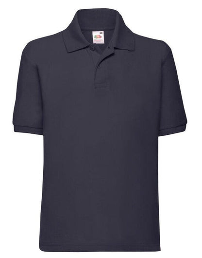 Fruit Of The Loom FOTL Kids 65/35 Polo - Deep Navy