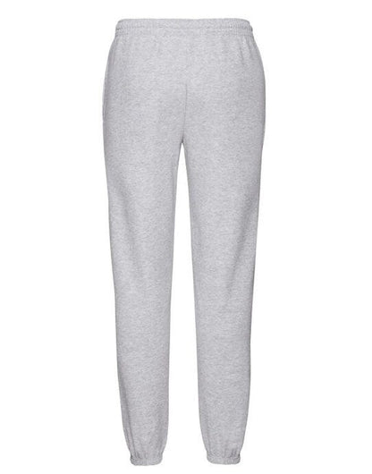 Fruit Of The Loom FOTL Mens Classic Elastic Cuff Jog Pants - Heather Grey