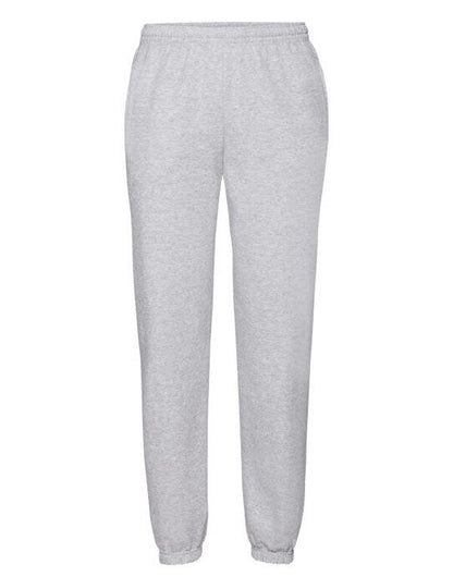 Fruit Of The Loom FOTL Mens Classic Elastic Cuff Jog Pants - Heather Grey