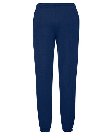 Fruit Of The Loom FOTL Mens Classic Elastic Cuff Jog Pants - Navy Blue