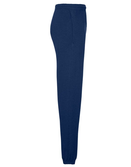 Fruit Of The Loom FOTL Mens Classic Elastic Cuff Jog Pants - Navy Blue
