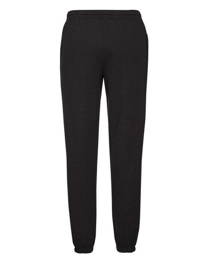 Fruit Of The Loom FOTL Mens Classic Elastic Cuff Jog Pants - Black