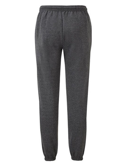 Fruit Of The Loom FOTL Mens Classic Elastic Cuff Jog Pants - Dark Heather