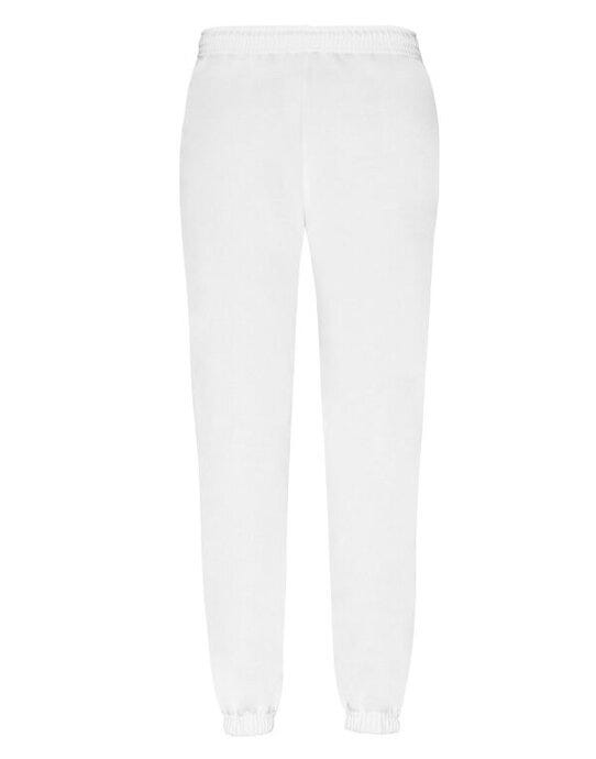 Fruit Of The Loom FOTL Mens Classic Elastic Cuff Jog Pants - White