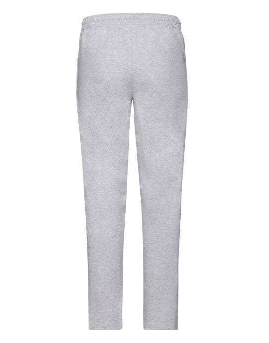 Fruit Of The Loom FOTL Mens Classic Open Hem Jog Pants - Heather Grey
