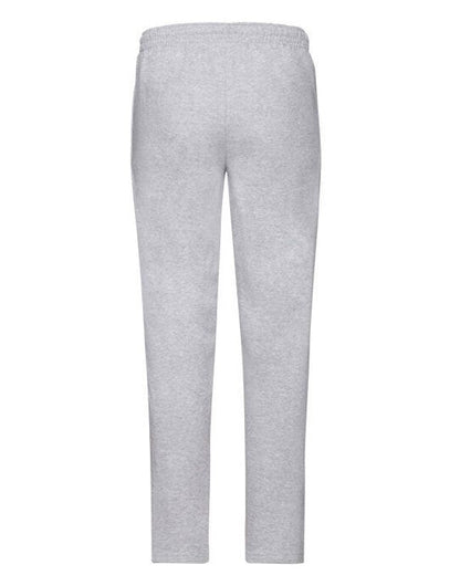 Fruit Of The Loom FOTL Mens Classic Open Hem Jog Pants - Heather Grey