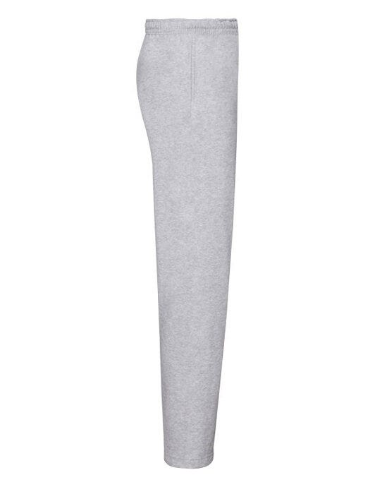 Fruit Of The Loom FOTL Mens Classic Open Hem Jog Pants - Heather Grey