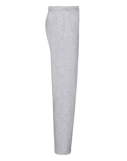 Fruit Of The Loom FOTL Mens Classic Open Hem Jog Pants - Heather Grey