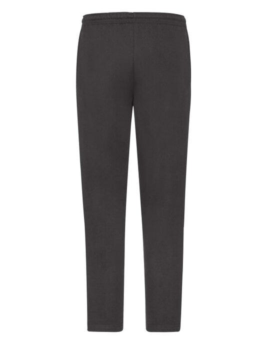 Fruit Of The Loom FOTL Mens Classic Open Hem Jog Pants - Black
