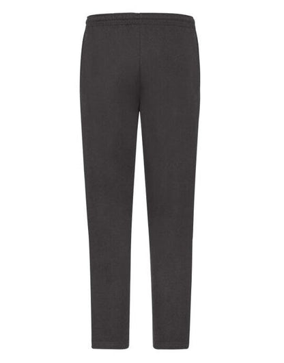 Fruit Of The Loom FOTL Mens Classic Open Hem Jog Pants - Black