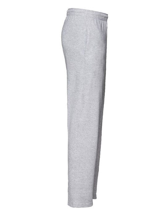 Fruit Of The Loom FOTL Mens Lightweight Open Hem Jog Pants - Heather Grey