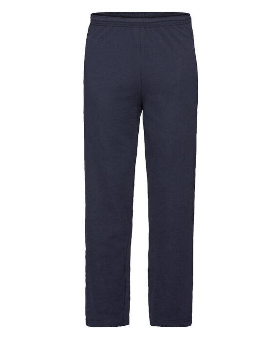 Fruit Of The Loom FOTL Mens Lightweight Open Hem Jog Pants - Deep Navy