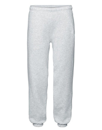 Fruit Of The Loom FOTL Mens Premium Elastic Cuff Jog Pants - Heather Grey