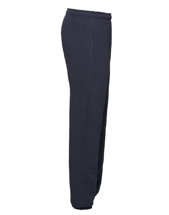 Fruit Of The Loom FOTL Mens Premium Elastic Cuff Jog Pants - Deep Navy