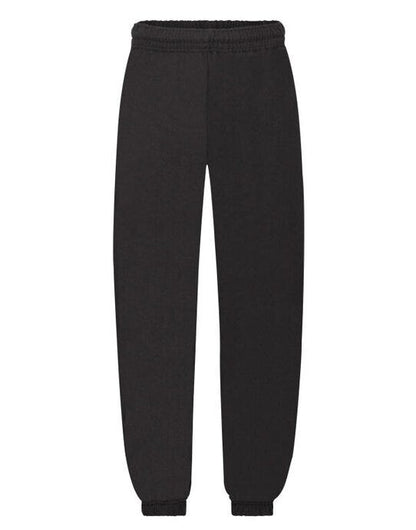 Fruit Of The Loom FOTL Kids Classic Elastic Cuff Jog Pants - Black