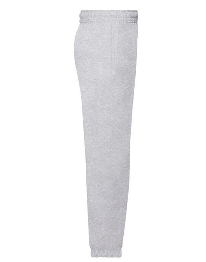 Fruit Of The Loom FOTL Kids Classic Elastic Cuff Jog Pants - Heather Grey