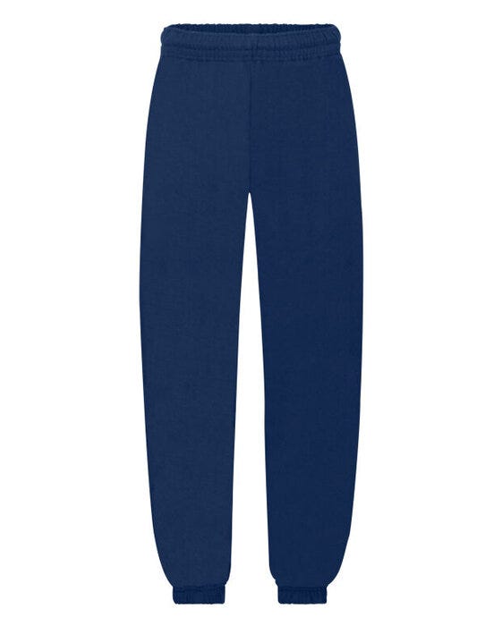 Fruit Of The Loom FOTL Kids Classic Elastic Cuff Jog Pants - Navy Blue
