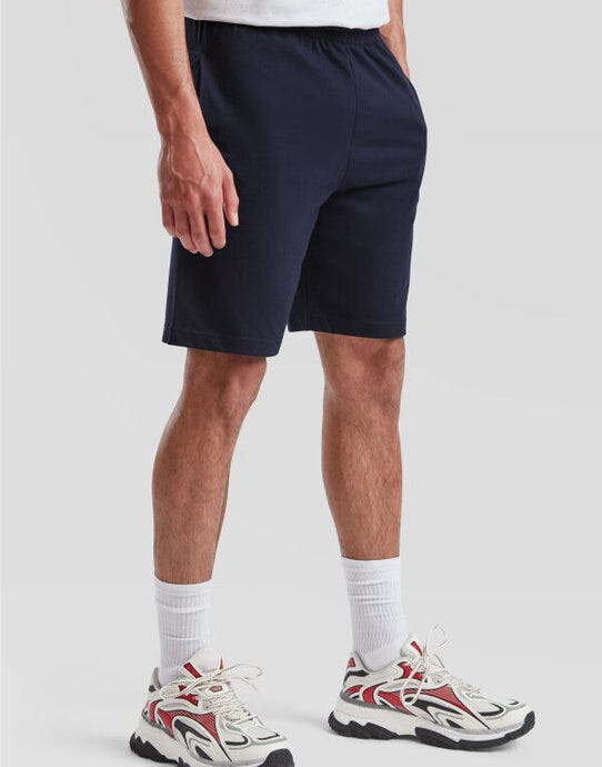 Fruit Of The Loom FOTL Iconic Jersey Shorts - Deep Navy