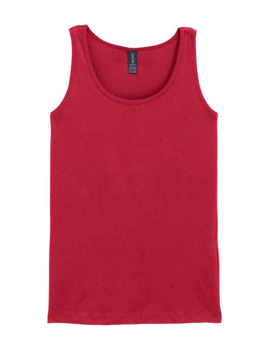 Gildan Softstyle Ladies Tank Top - Cherry Red