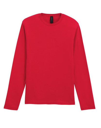 Gildan Softstyle Adult Long Sleeve Tee - Red