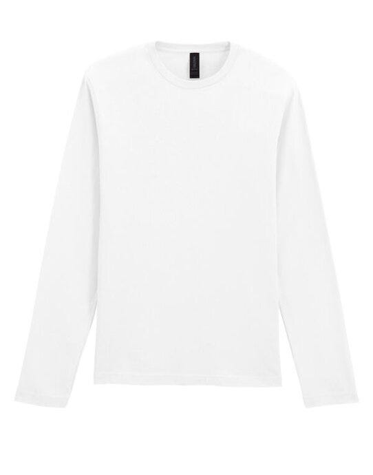 Gildan Softstyle Adult Long Sleeve Tee - White